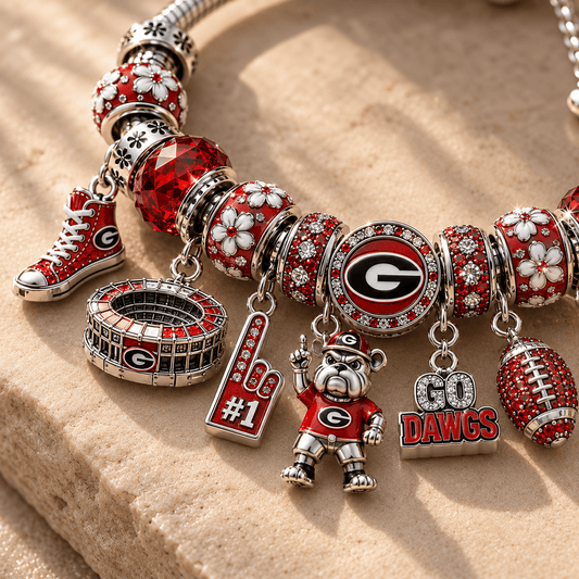 GGBD Silver Charm Bracelet Set NTTB