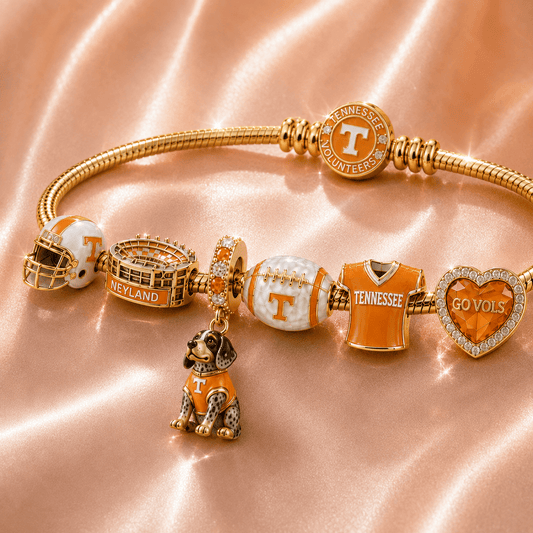 TVF Gold Charm Bracelet Set TMH