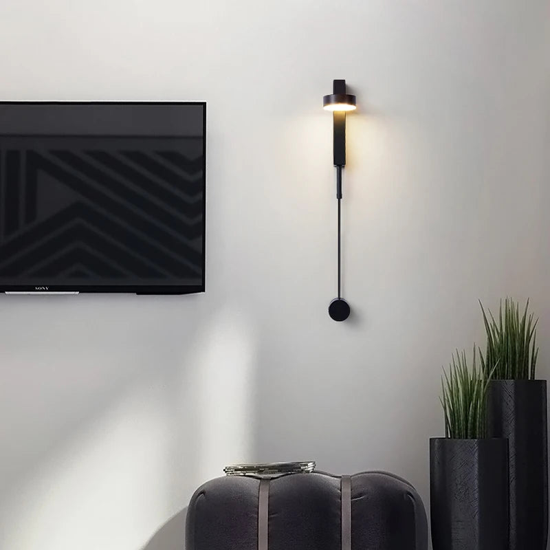 wall lamp bedroom bedside lamp modern minimalist Nordic creative  wall sconce lamp living room background Wall light aisle lamps