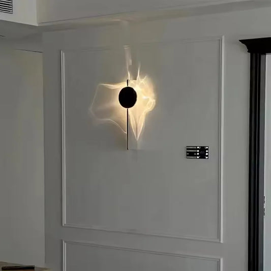 Personalized Decorative Bedroom Rotating Wall Lamp Living Room Background Wall Staircase Lamp Bedside Lamp and Ambient Light